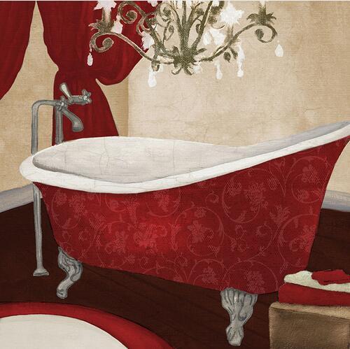 Modern Retro Bathroom Canvas Painting Mural Poster Wall