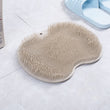 Massage Bath Brush Bathroom Non-slip Bath Mat Back Massage Brush Silicone Suction Cup Foot Rub Pad Body Cleaning Bathing Tool