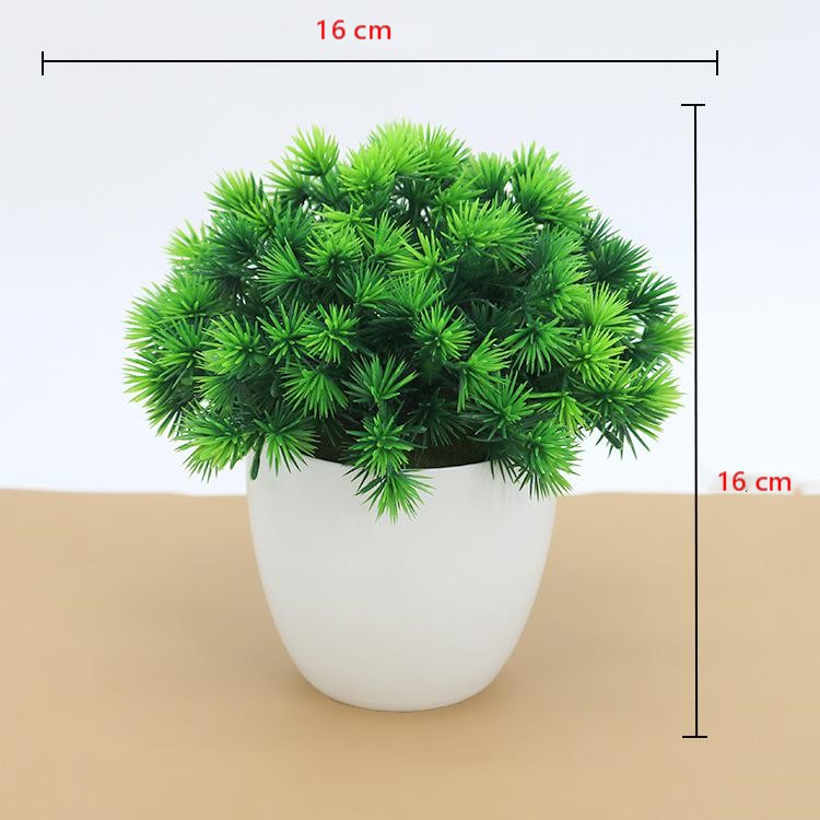 Simulation plant potted grass ball bonsai tree home decoration flower ornaments