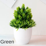 Simulation plant potted grass ball bonsai tree home decoration flower ornaments