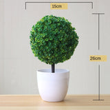 Simulation plant potted grass ball bonsai tree home decoration flower ornaments