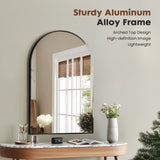 Bathroom Wall Mirror, Metal Frame Vanity Mirror For Bedroom, Entryway, Living Room