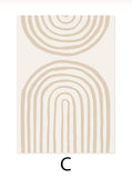 Scandinavian abstract painting poster wall picture