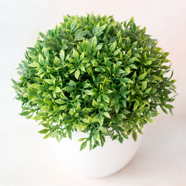 Simulation plant potted grass ball bonsai tree home decoration flower ornaments