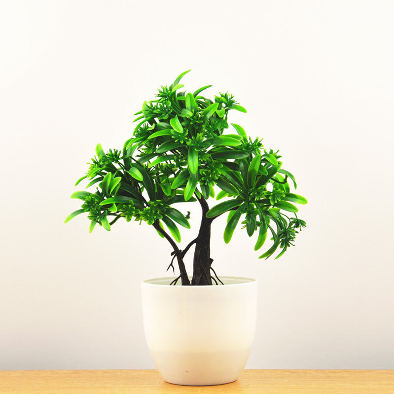 Simulation plant potted grass ball bonsai tree home decoration flower ornaments