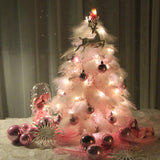 Christmas Ornament Desktop Small Tree Christmas Tree Feather Decoration Tree