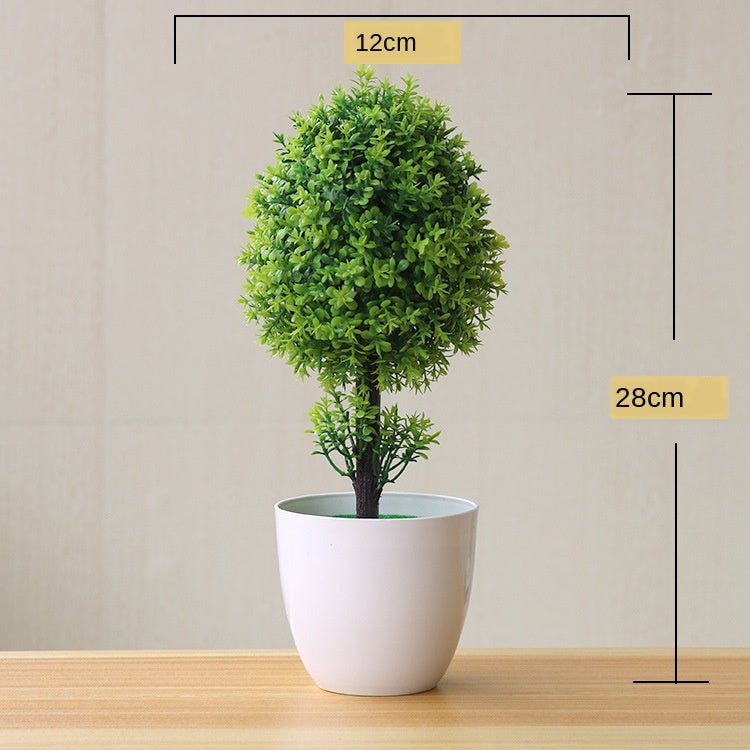 Simulation plant potted grass ball bonsai tree home decoration flower ornaments