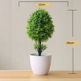 Simulation plant potted grass ball bonsai tree home decoration flower ornaments