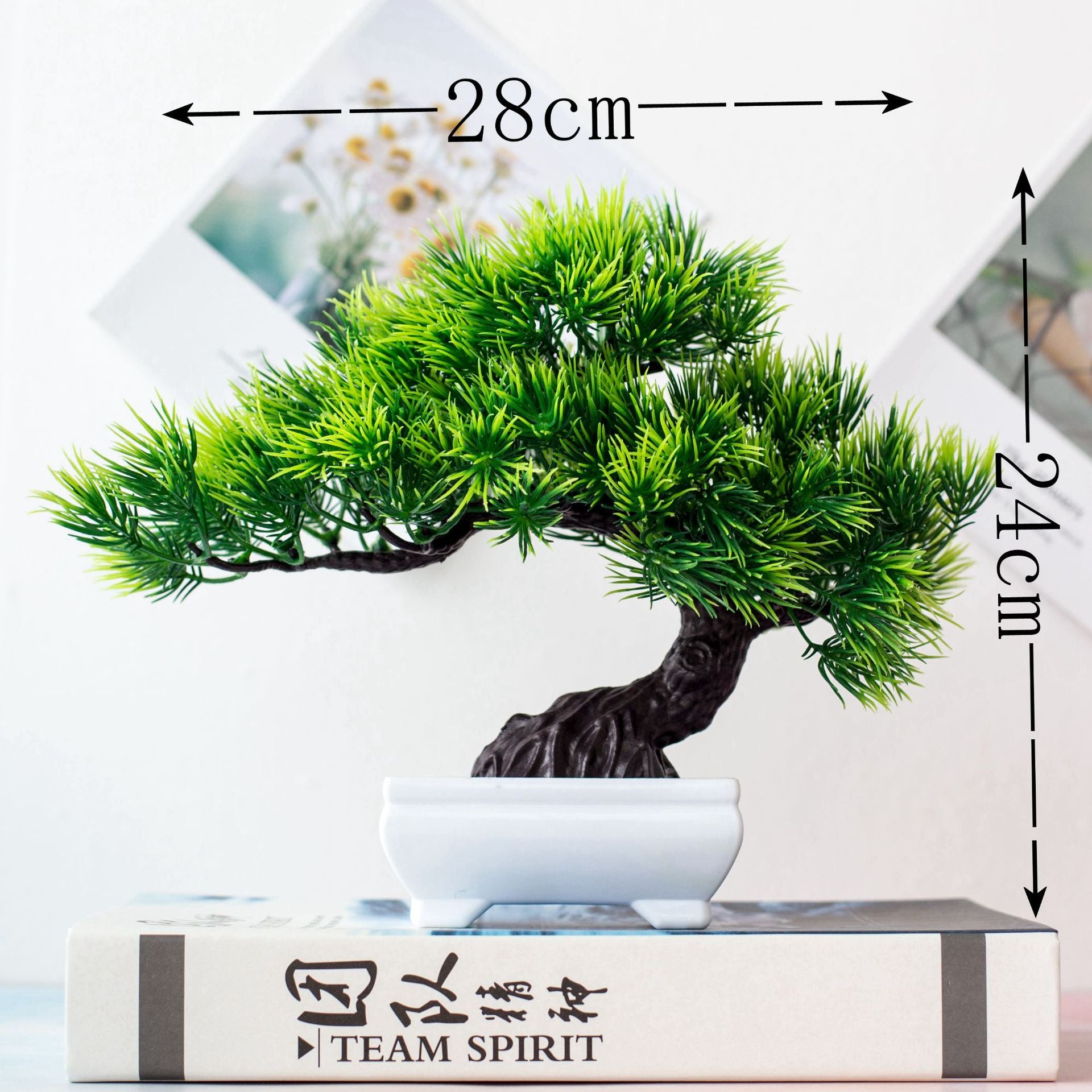 Simulation plant potted grass ball bonsai tree home decoration flower ornaments