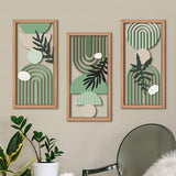 Plant Flower Wooden Hollow-out Board Home Decoration