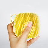 Soft Silicone Bristles Cat Dog Bath Brush Comb Scrubber Shampoo Dispenser For Pet Grooming Deshedding For Pet Washing