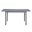 59 Extendable Dining Table, Modern House Dining Room Table For 4-8, Wooden Kitchen Table , Dining Room, Working Office, Home Living Room Furniture For Small Space, Dark Gray