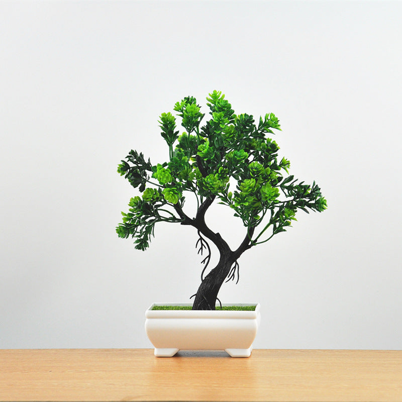 Simulation plant potted grass ball bonsai tree home decoration flower ornaments