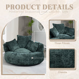 COOLMORE Lazy Sofa Durable Comfort Lounger High Back Bean Bag Chair Couch With Three Pillows For Adults And Kids, Indoor & Outdoor, Single Gaming Sofa Chair For Bedroom,Office
