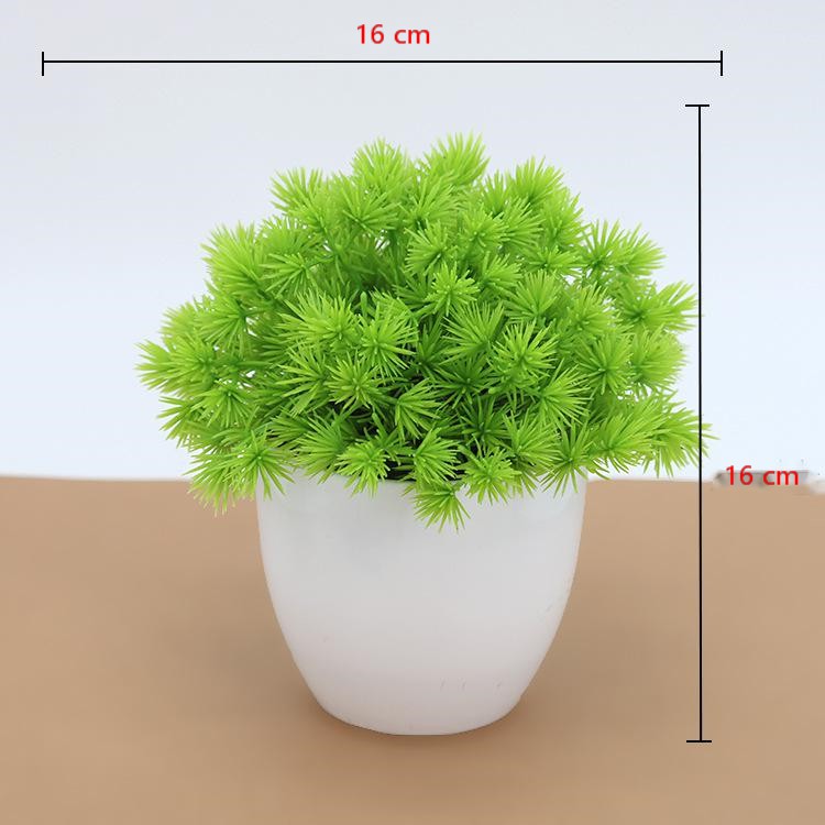 Simulation plant potted grass ball bonsai tree home decoration flower ornaments