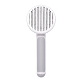 New Pet Cat Brush Hot Selling Hand-held Steel Wire Self-cleaning Comb Looper For Hair Removal