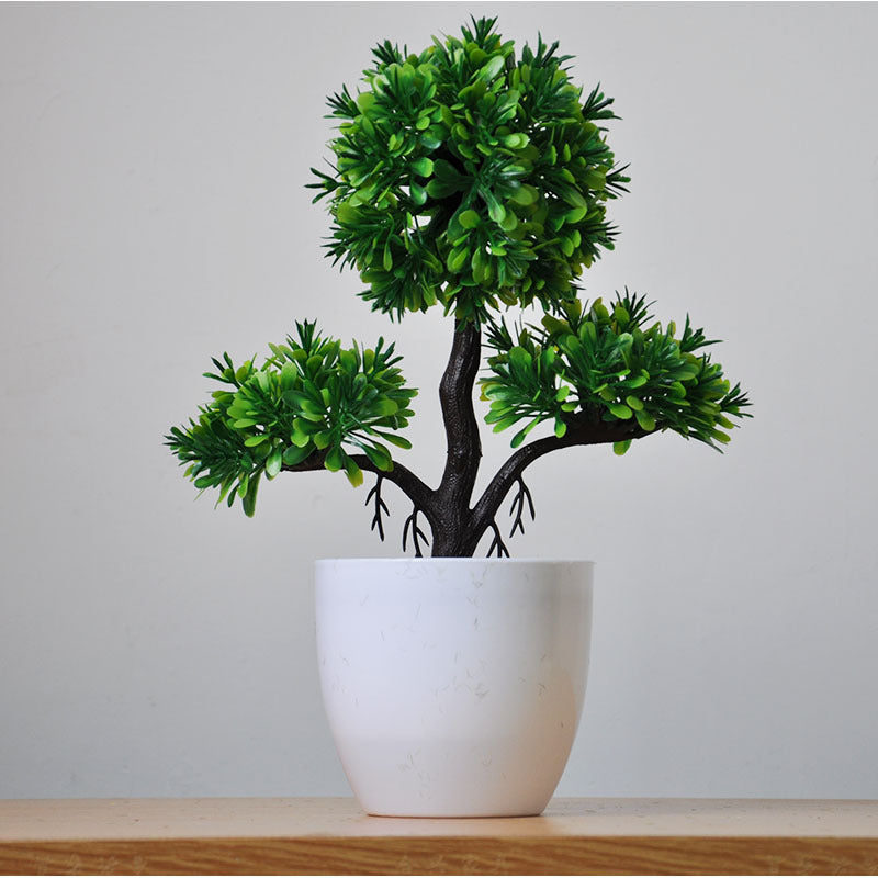 Simulation plant potted grass ball bonsai tree home decoration flower ornaments