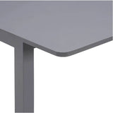 59 Extendable Dining Table, Modern House Dining Room Table For 4-8, Wooden Kitchen Table , Dining Room, Working Office, Home Living Room Furniture For Small Space, Dark Gray