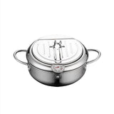 Stainless Steel Telescopic Folding Basket Frying Basket French Fries Degreasing Kitchen Tool