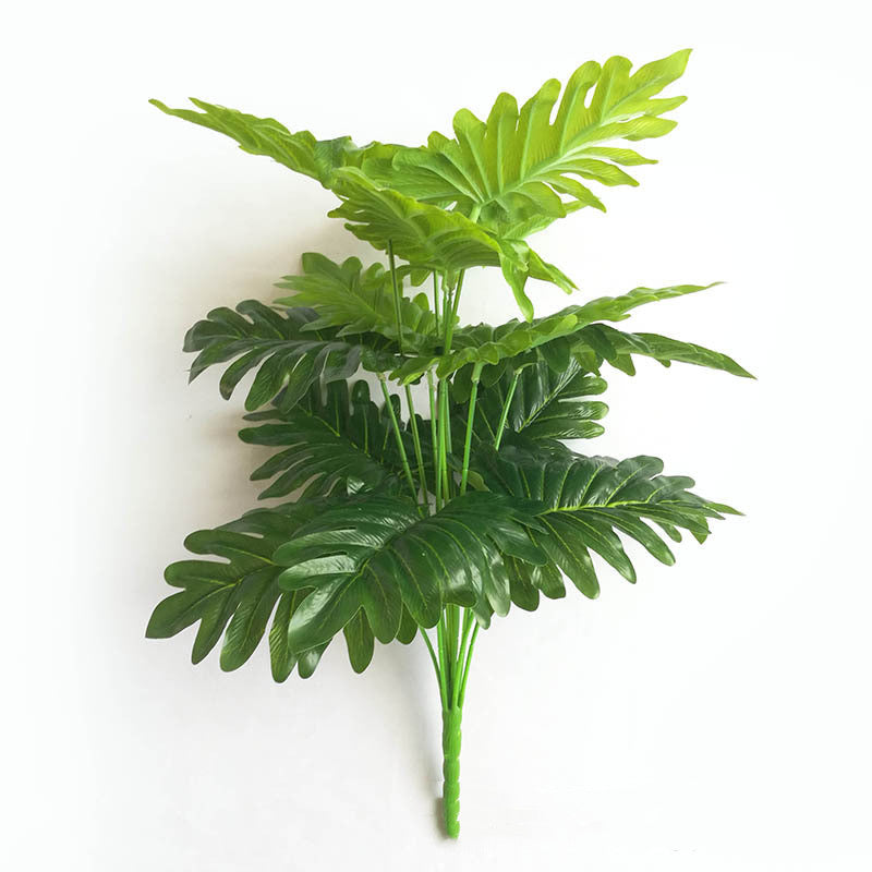 Simulation Of Iron Tree Palm Sky Anemone Leaves Plant Wall Decoration Accessories