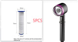 The Third Gear Adjustable Strong Supercharged Shower Head Household Bath Shower Hose Shower Head