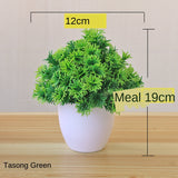 Simulation plant potted grass ball bonsai tree home decoration flower ornaments