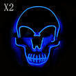 Skull LED Glowing Halloween Mask