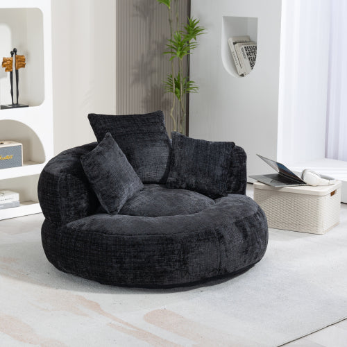 COOLMORE Lazy Sofa Durable Comfort Lounger High Back Bean Bag Chair Couch With Three Pillows For Adults And Kids, Indoor & Outdoor, Single Gaming Sofa Chair For Bedroom,Office