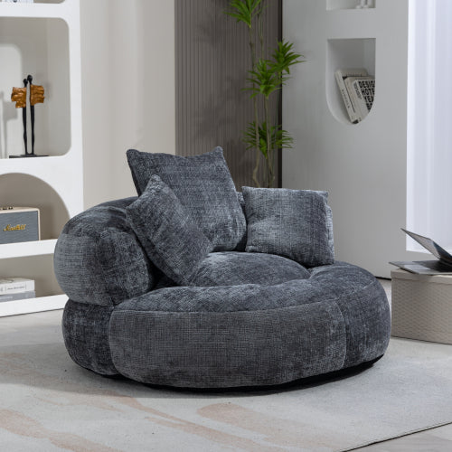 COOLMORE Lazy Sofa Durable Comfort Lounger High Back Bean Bag Chair Couch With Three Pillows For Adults And Kids, Indoor & Outdoor, Single Gaming Sofa Chair For Bedroom,Office