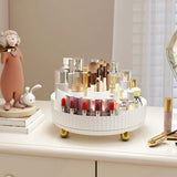 Plastic Cosmetics Rotating Storage Box